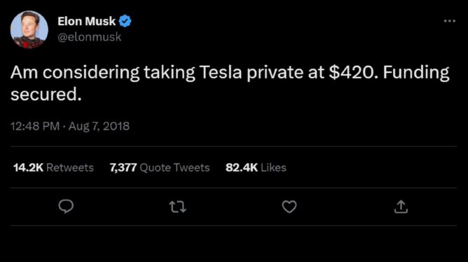 Elon Musk, Tesla found not liable in ‘funding secured’ tweet lawsuit