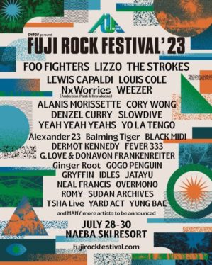 Foo Fighters, Lizzo, Strokes to Headline 2023 Fuji Rock Festival