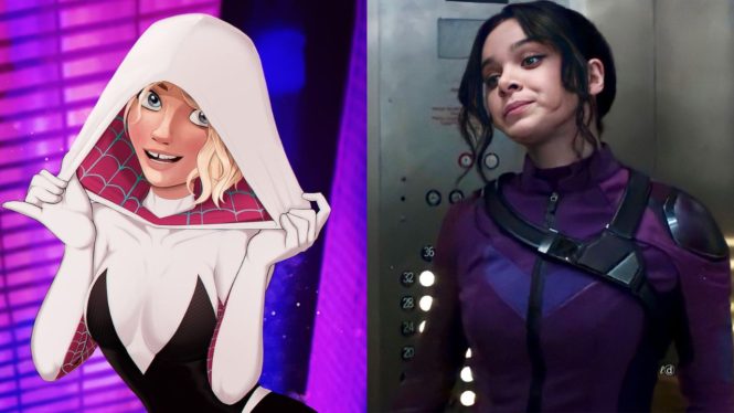 Hailee Steinfeld Suits Up As Live-Action Gwen Stacy Spider-Woman In Across the Spider-Verse Fan Art