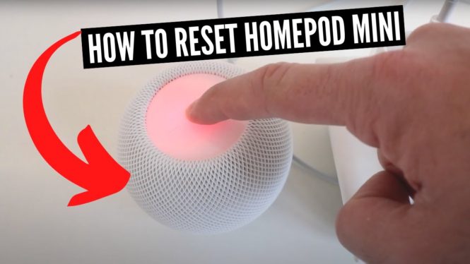 How to reset your HomePod mini