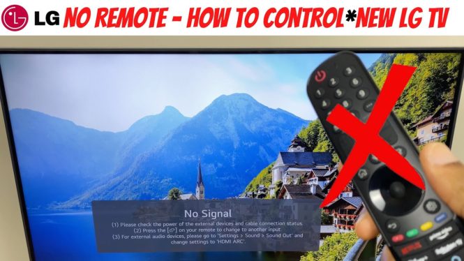 How To Turn On & Control An LG TV Without The Remote