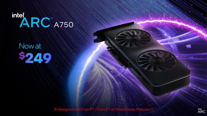Intel cuts Arc A750 GPU’s price while boasting about driver optimizations