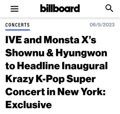 IVE and Monsta X’s Shownu & Hyungwon to Headline Inaugural Krazy K-Pop Super Concert in New York: Exclusive