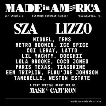 Lizzo & SZA Set to Headline 2023 Made In America Festival