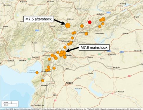 Major earthquake devastates areas of Southern Turkey and Northern Syria