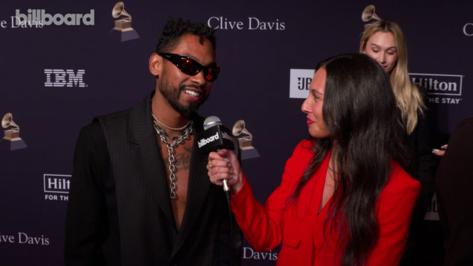 Miguel Talks Upcoming New Music, Metro Boomin’s ‘HEROES & VILLAINS’ & More | Clive Davis Pre-Grammy Gala 2023