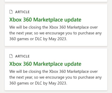 No, Xbox 360 Marketplace Isn’t Closing In May