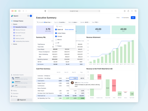 Pigment secures $88 million for its business planning tool that will make you forget about Excel