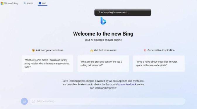 Report: Microsoft plans to update Bing with a faster version of ChatGPT in the coming weeks
