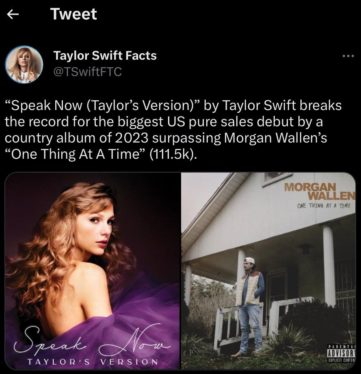 Taylor Swift vs. Morgan Wallen: Will the Biggest Album of Late 2022 Dethrone the Biggest Album of Early 2023? 