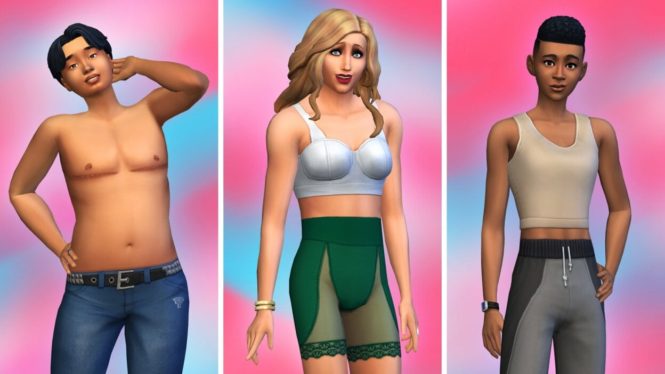 ‘The Sims 4’ update adds top surgery scars, binders, hearing aids and more