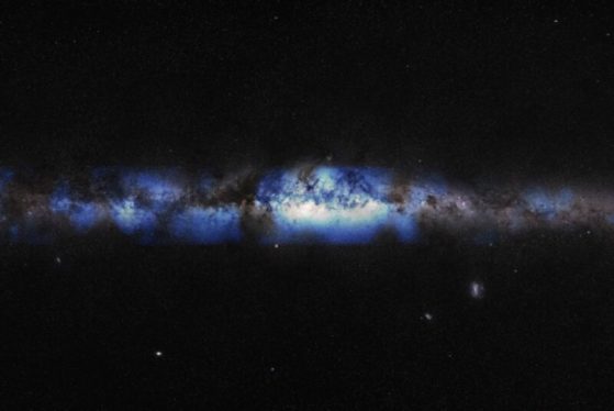 This is what our Milky Way galaxy looks like when viewed with neutrinos