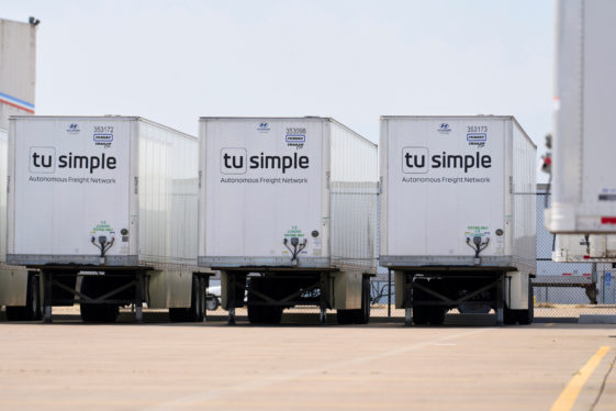 TuSimple tests removing human driver from self-driving truck in China