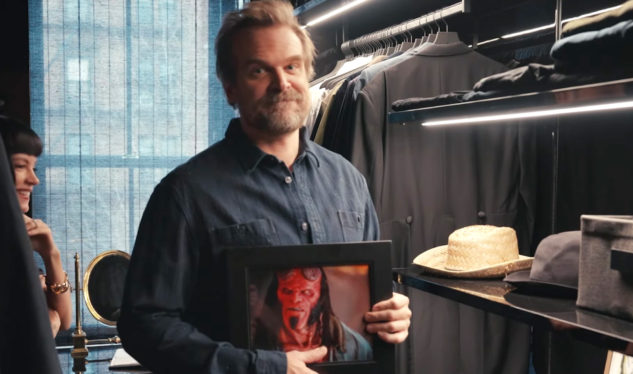 Why David Harbour Keeps A Framed Photo Of Hellboy In His Closet