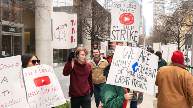 YouTube Music contractors strike over alleged unfair labor practices