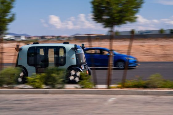 Zoox begins testing robotaxis on public roads in Las Vegas