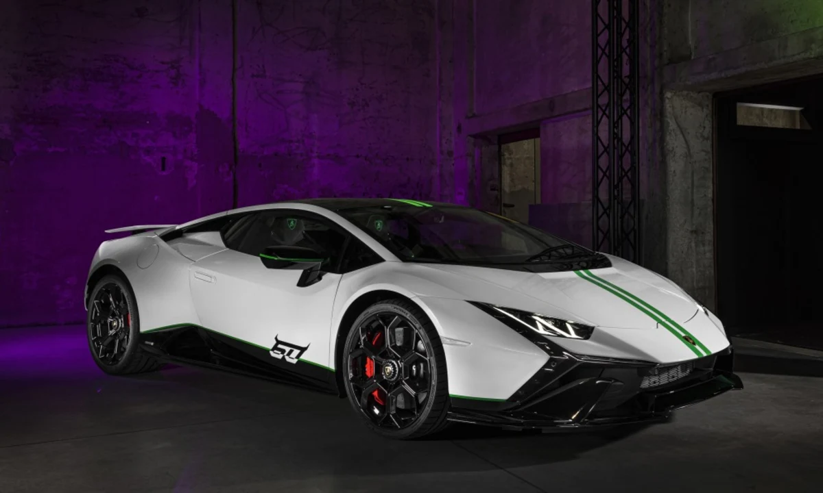 At Lamborghini, gasoline is going, going, gone