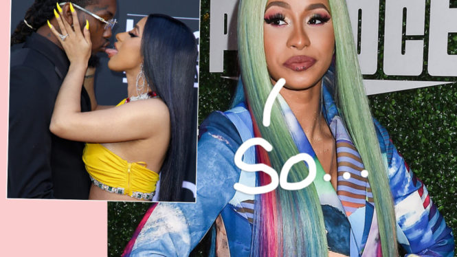 Cardi B & Offset Attend Paris Fashion Week Together Following Cheating Allegations
