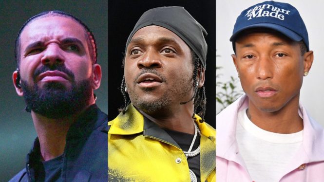 Drake Takes Aim at Pharrell & Pusha T on Travis Scott’s ‘MELTDOWN’