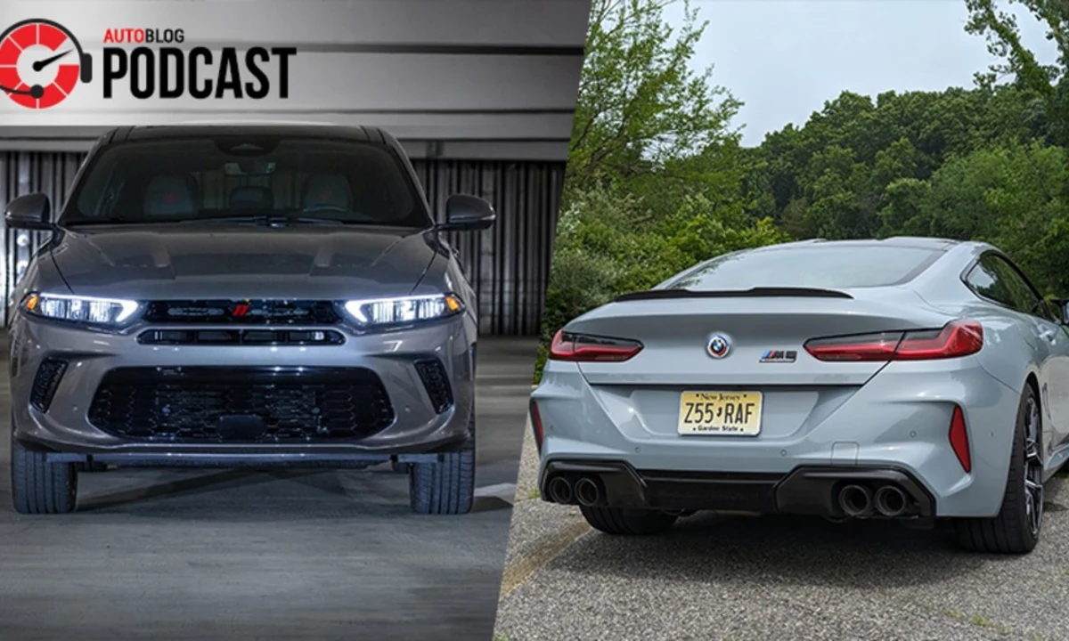 Driving the Dodge Hornet, BMW M8 and the Supra vs. Z Comparison Test | Autoblog Podcast # 789