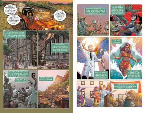 Get a First Look at George R.R. Martin’s Wild Cards: Now & Then Graphic Novel