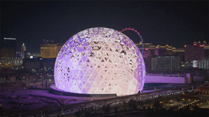 Here’s the Deal With Las Vegas’ Huge Psychedelic Orb