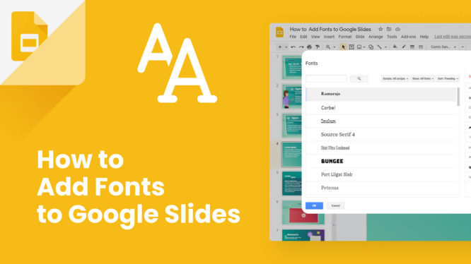 How to add fonts to Google Slides: step by step guide