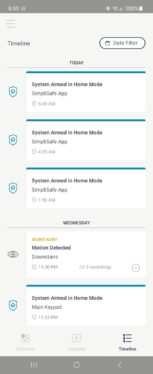 How to arm your SimpliSafe system at night