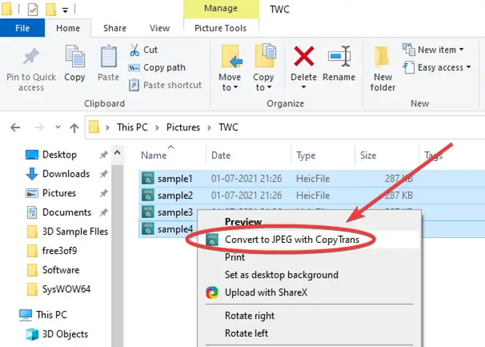 How to convert HEIC to JPG on Windows 11