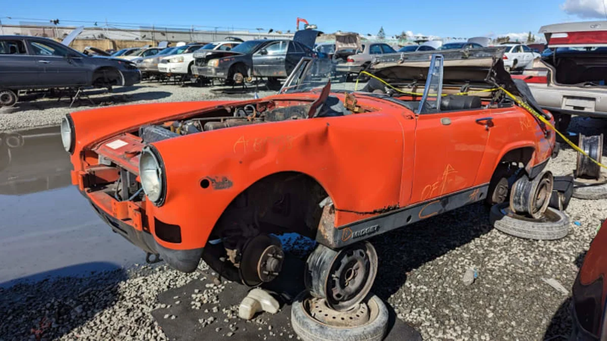 Junkyard Gem: 1976 MG Midget