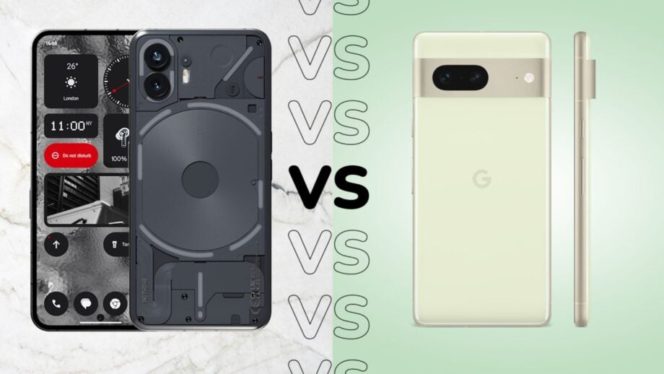 Nothing Phone 2 vs. Google Pixel 7: which $599 phone is best?