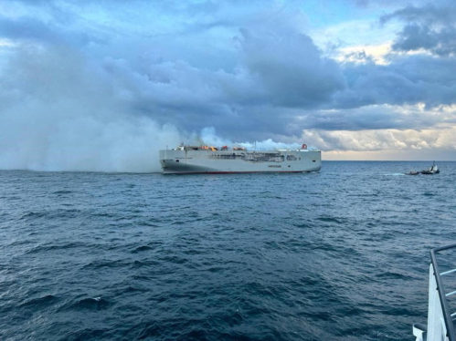 Ocean shippers playing catch-up to electric vehicle fire risk