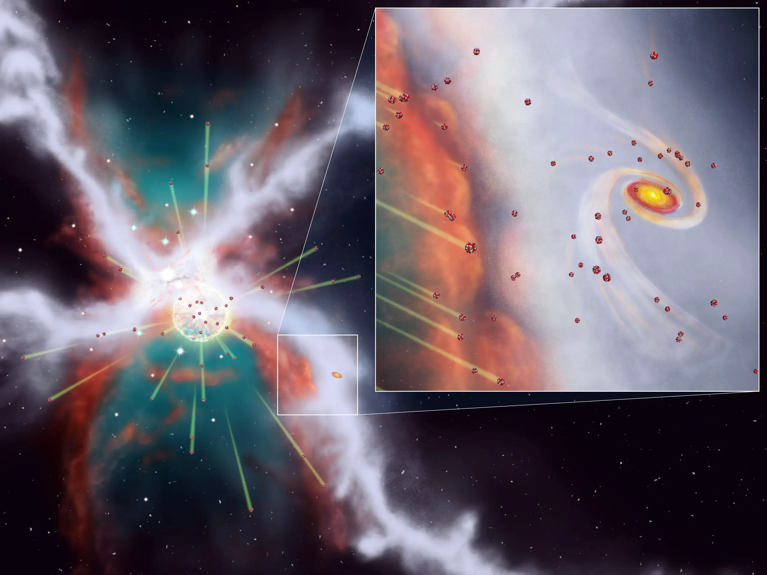 Our Solar System possibly survived a supernova because of how the Sun formed