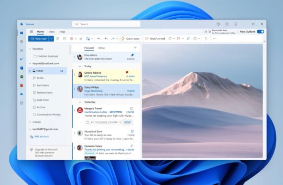 Outlook for Windows app replaces Mail and Calendar in new Windows 11 preview