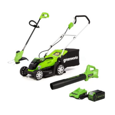 Save $350 on this lawn mower, string trimmer, and leaf blower bundle