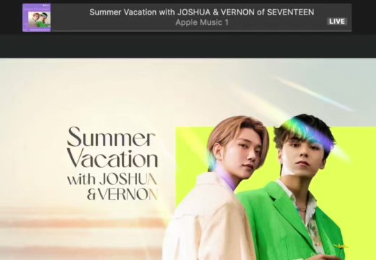 SEVENTEEN’s Joshua & Vernon Unveil Summer-Themed Radio Show