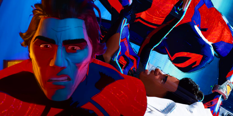 The Surprising Truth Of Spider-Man 2099’s Costume Makes 1 Spider-Verse Scene Really Awkward