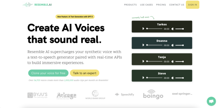 Voice cloning platform Resemble AI lands $8M