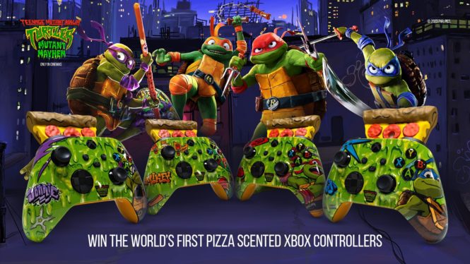 Xbox has new Ninja Turtles controllers … and they smell like pizza