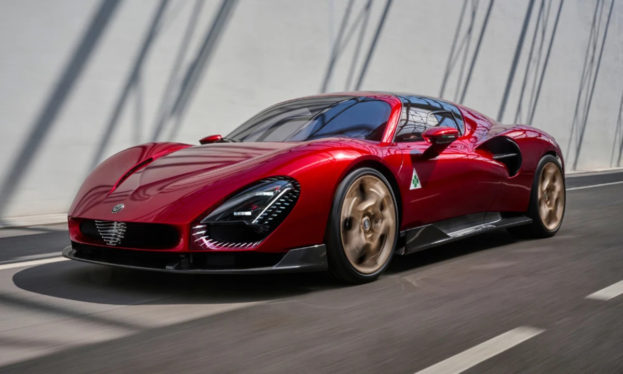 Alfa Romeo 33 Stradale supercar revealed with gas and EV versions, gorgeous either way