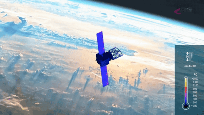 Animation Depicts Satellite’s Final Moments During Groundbreaking ‘Assisted’ Reentry
