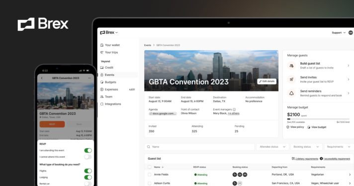 Brex expands into group events while Mesh Payments moves into travel