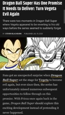 Dragon Ball Super Has A Chance To Fix Its Biggest Vegeta Disrespect