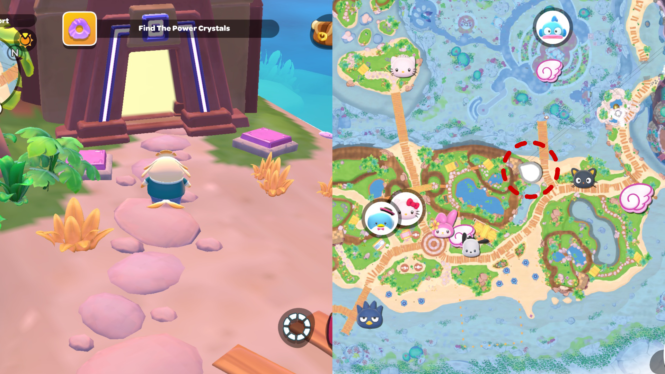 Hello Kitty Island Adventure: All Power Crystal Locations