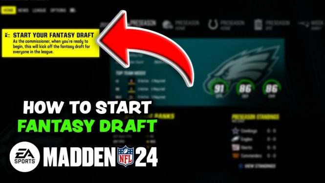 How to Start a Fantasy Draft in Madden 24