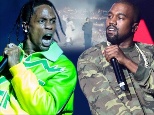 Kanye West Joins Travis Scott Onstage During ‘Utopia’ Rome Concert