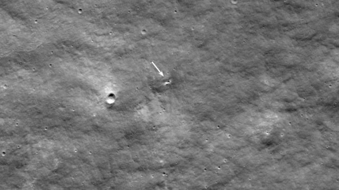 NASA Probe Spots Crashed Russian Moon Lander
