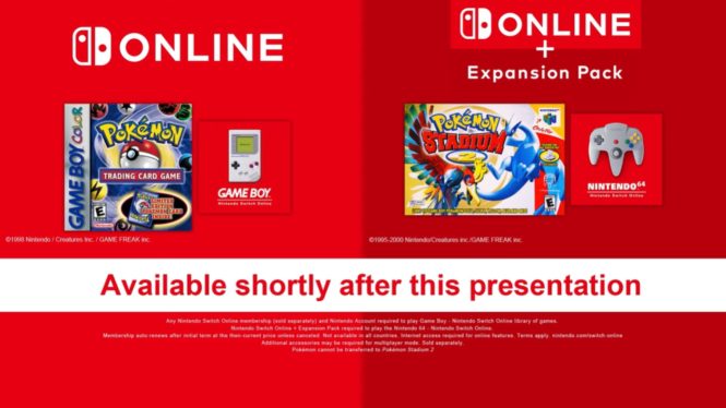 Pokémon Stadium 2 and Trading Card Game are now on Switch with online play