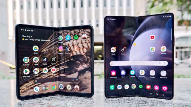 Samsung’s Galaxy Z Fold 5 and Google’s Pixel Fold Cost the Same, but They’re Very Different Devices
