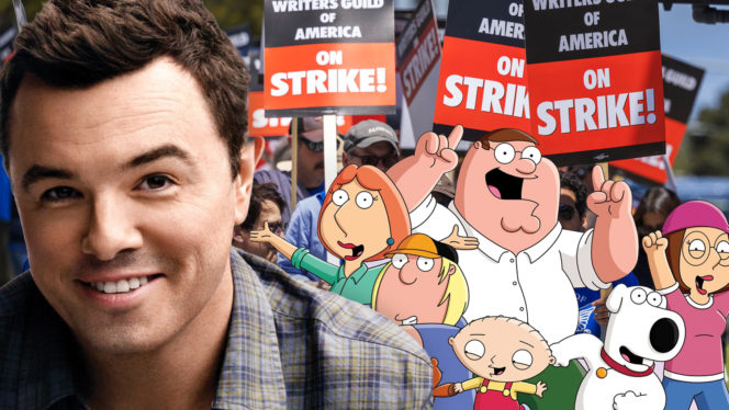 Seth MacFarlane Unites With Family Guy Actors & Writers On The Picket Line